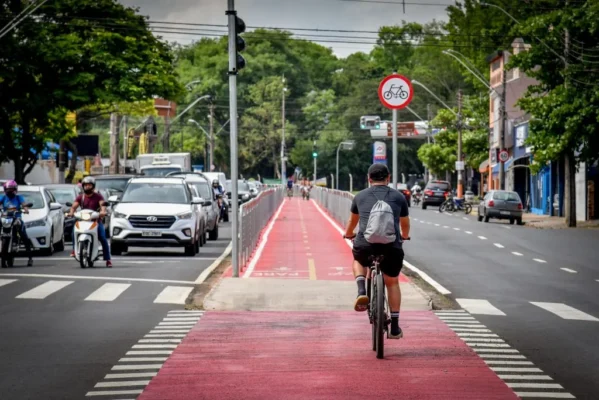 Selo do Programa Bicicleta Brasil rio claro