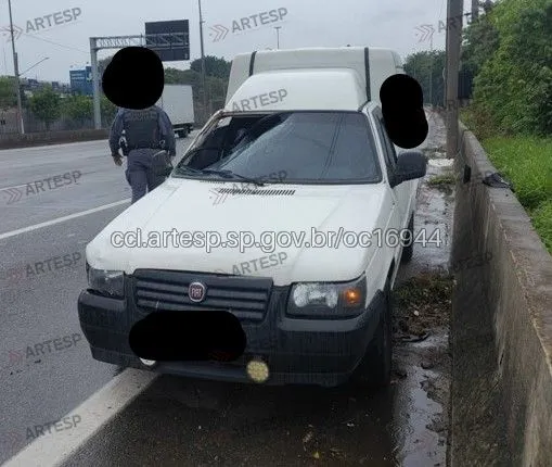 Utilitário Fiat acidente rodovia castelo branco