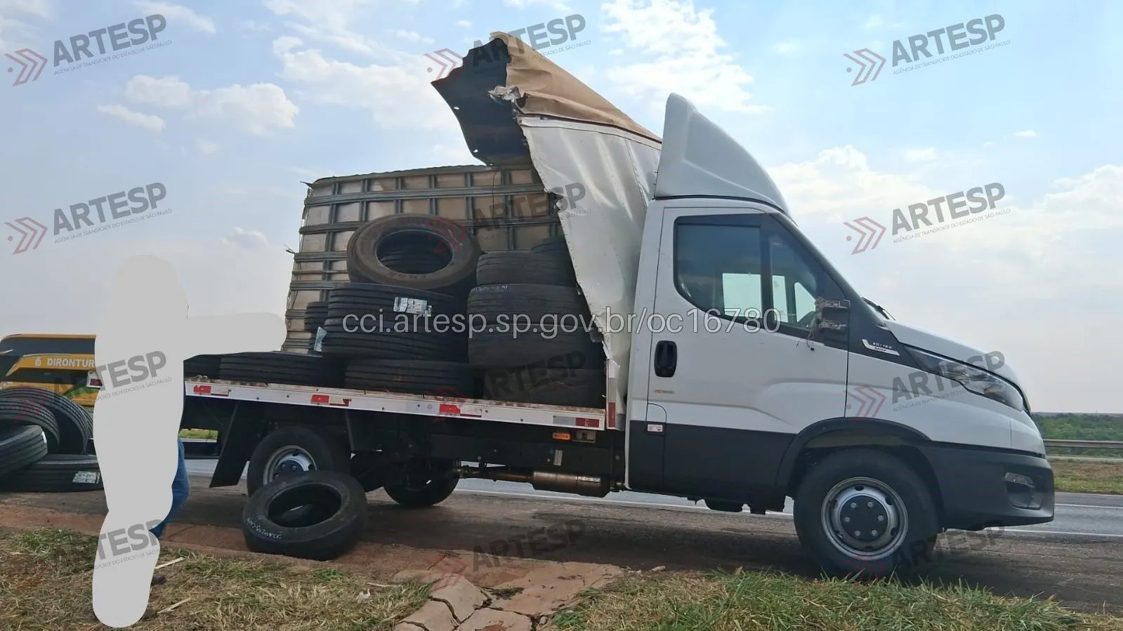 Utilitário Iveco Daily orlândia rodovia Anhanguera