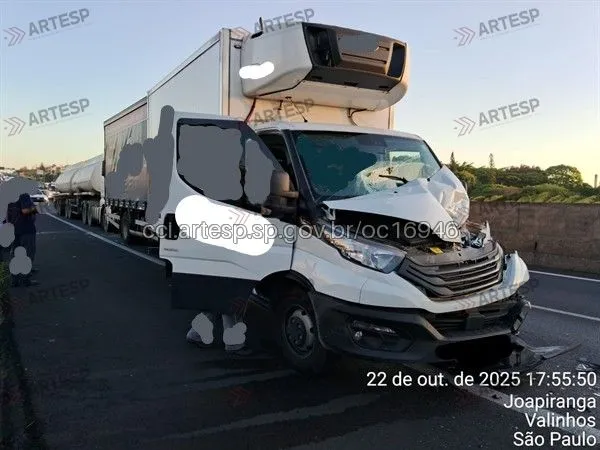 Utilitário Iveco rodovia Anhanguera