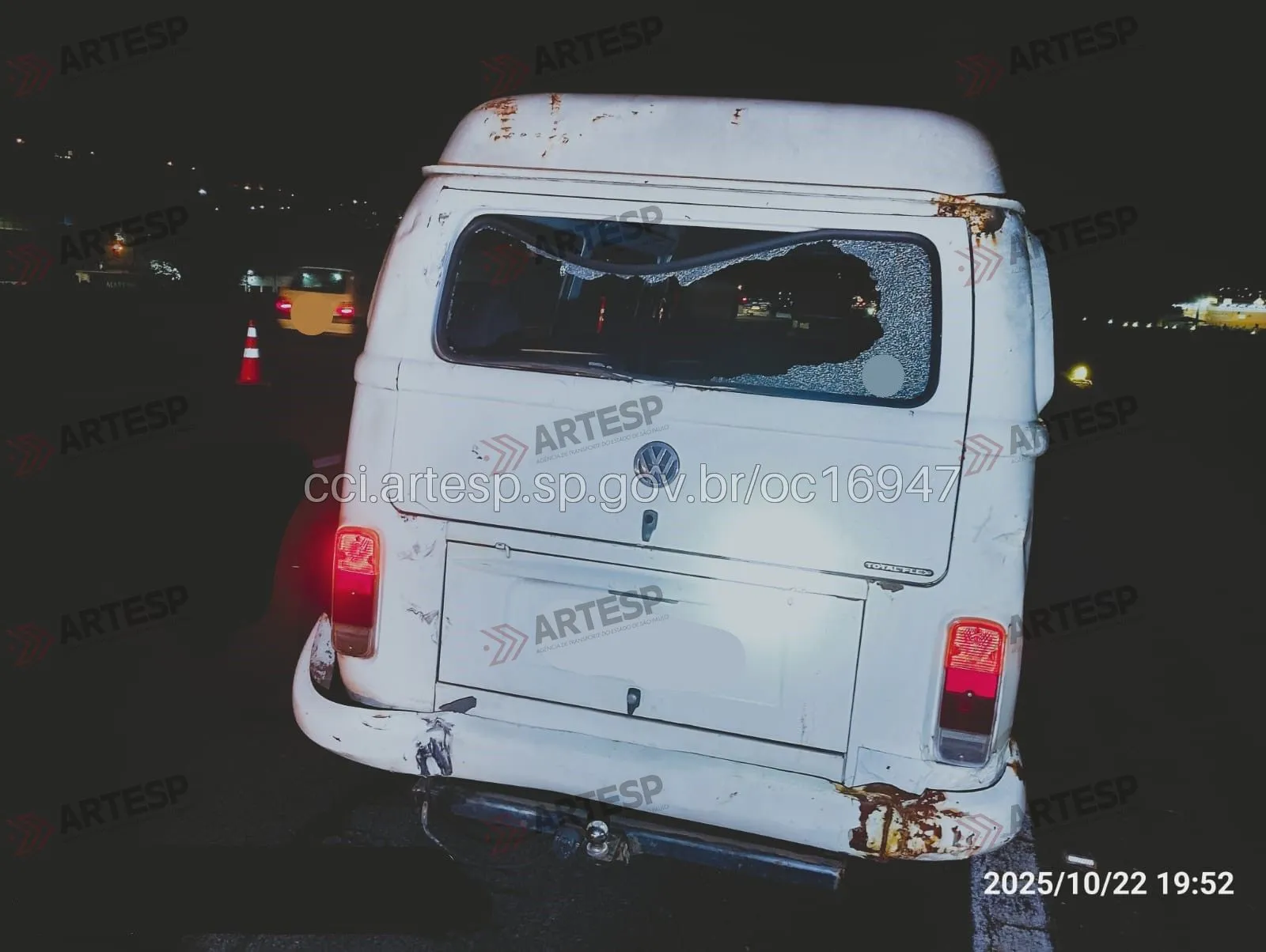 VW Kombi rodovia Dom Pedro I