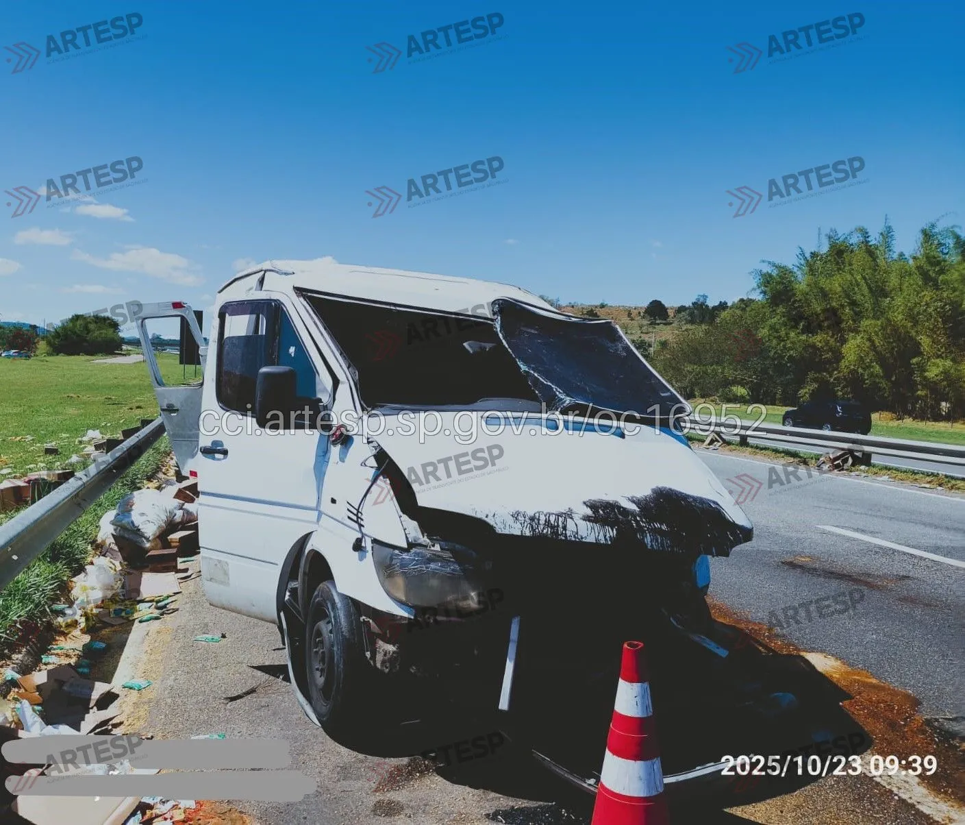 Van Mercedes-Benz Sprinter rodovia dom pedro I local