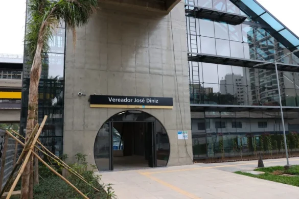 estação Vereador José Diniz linha 17-ouro
