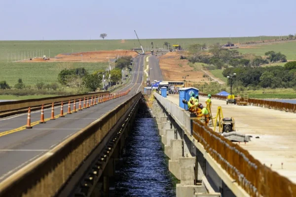 rio preto obras de duplicação na maior ponte do Estado