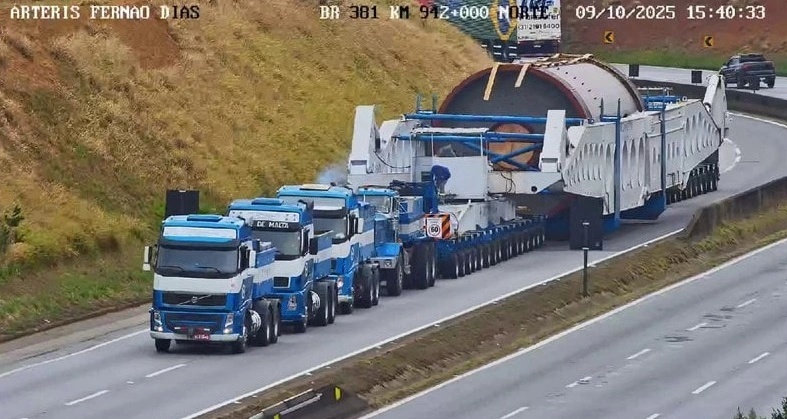 transporte de carga excedente