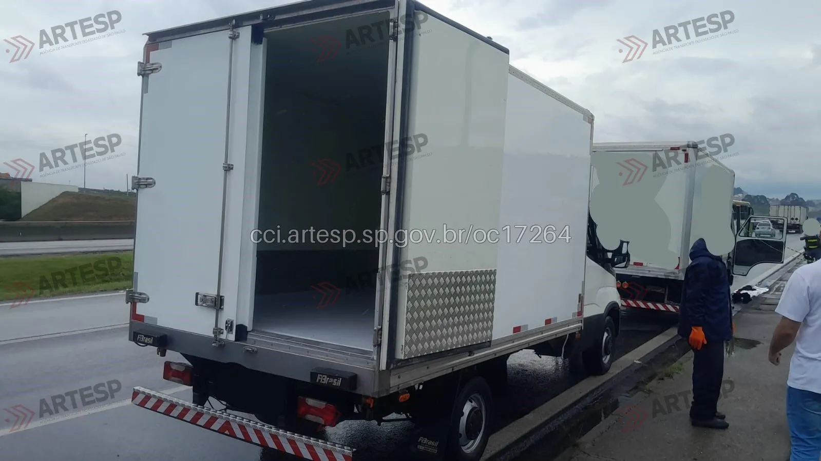 Caminhão VW 9160 em Guarulhos rodovia Ayrton Senna