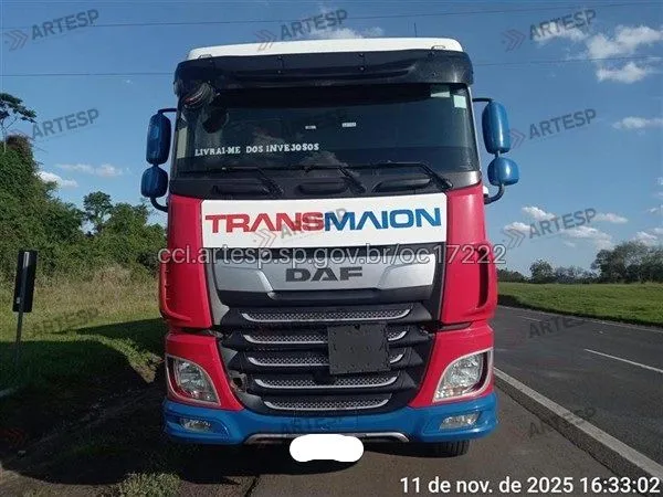 Carreta DAF em Itatinga