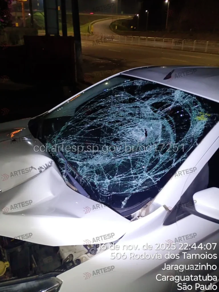 Ford Ka no km 82,7 em Caraguatatuba