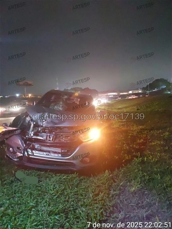 Honda HR-V rodovia dos Bandeirantes acidente