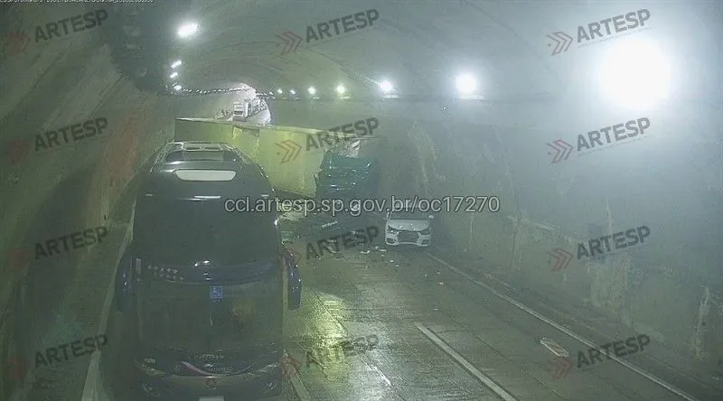 Local do acidente no km 75 rodovia carvalho Pinto