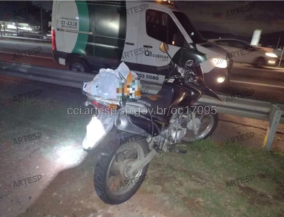 Moto Honda na SP-300 em Jundiaí