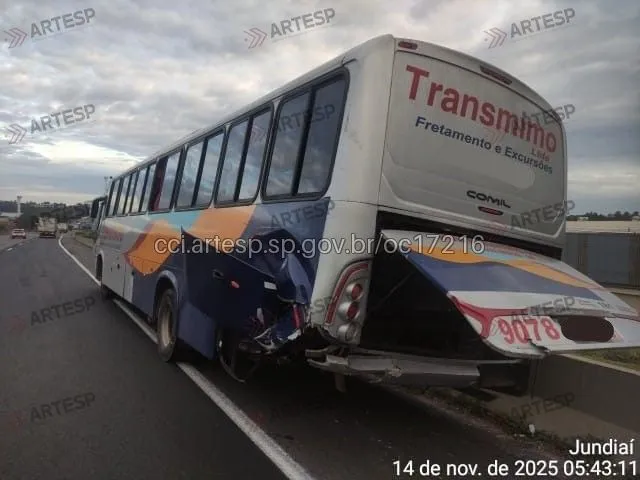 Ônibus da Transmimo em Jundiaí rodovia Anhanguera