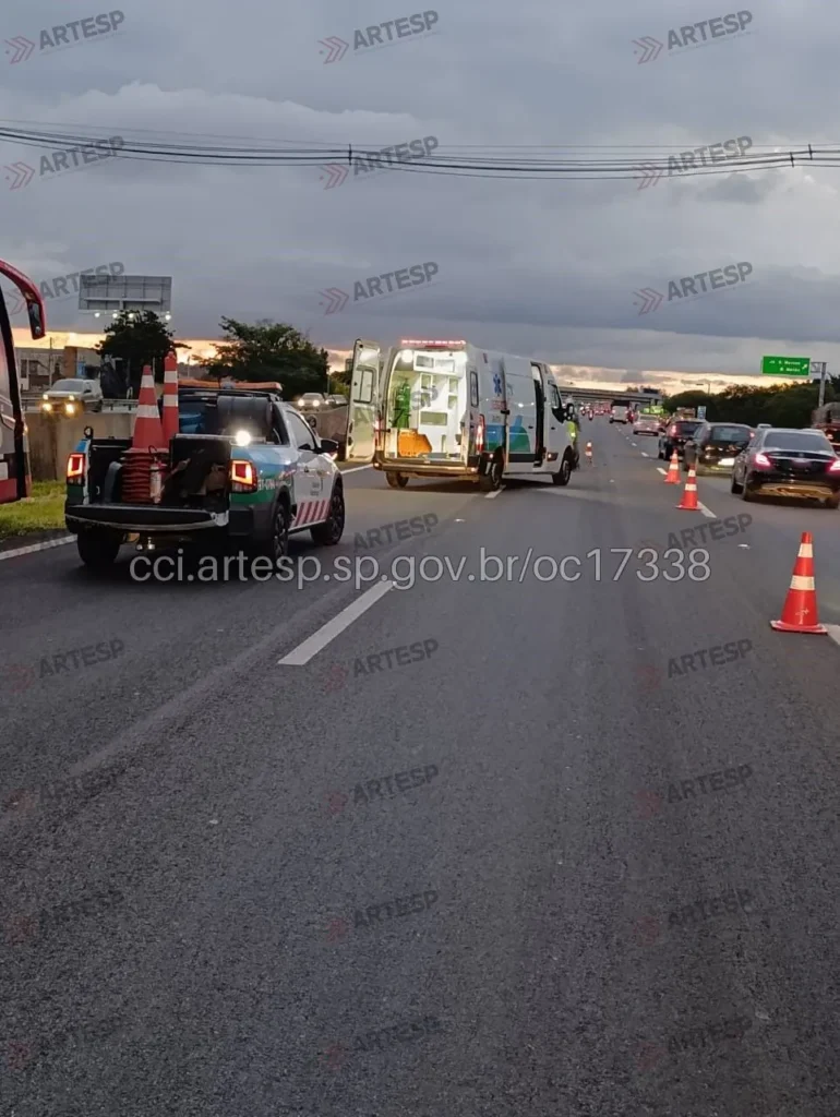 Sinalização no km 141,9 Campinas