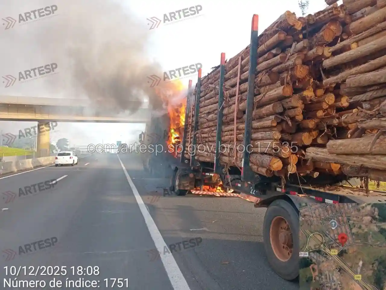 Bitrem Volvo Fh 540 sp-300 fogo