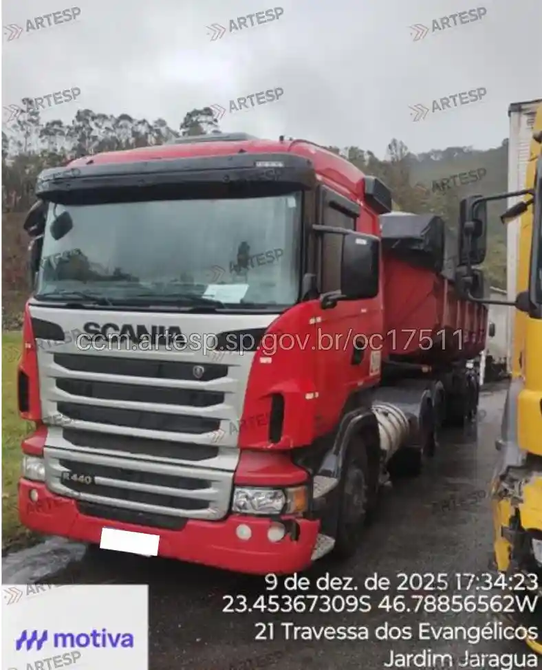 Caminhão Scania R440 rodoanel