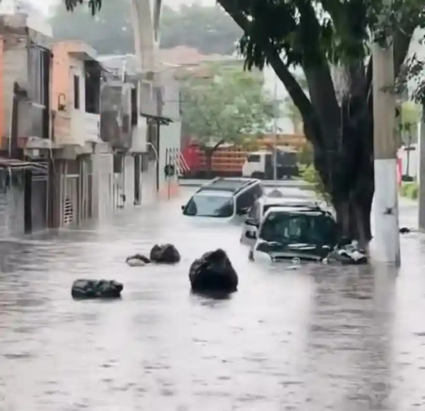 rua falchi gianini alagamento
