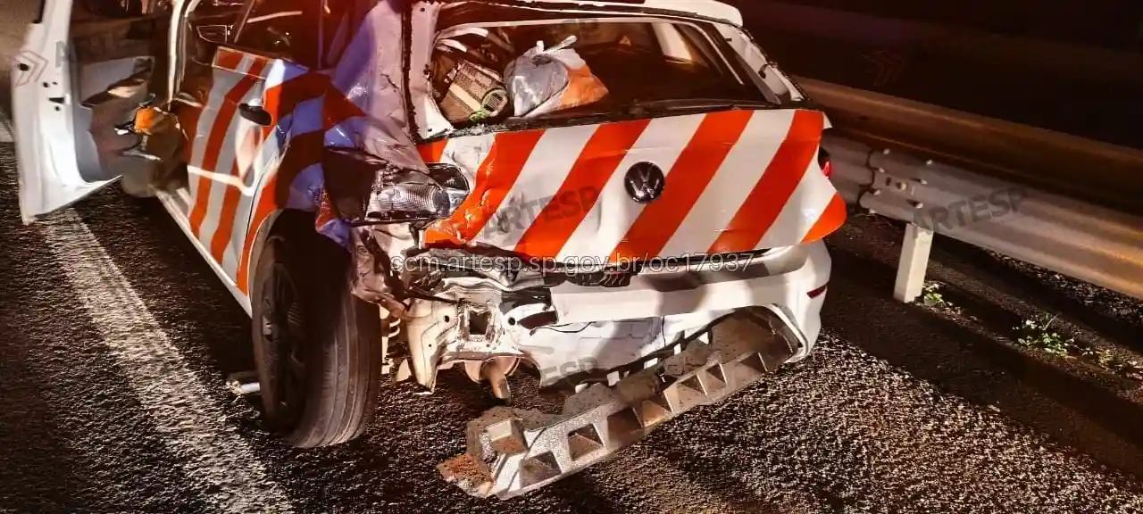 colisão rodovia dom pedro I madrugada