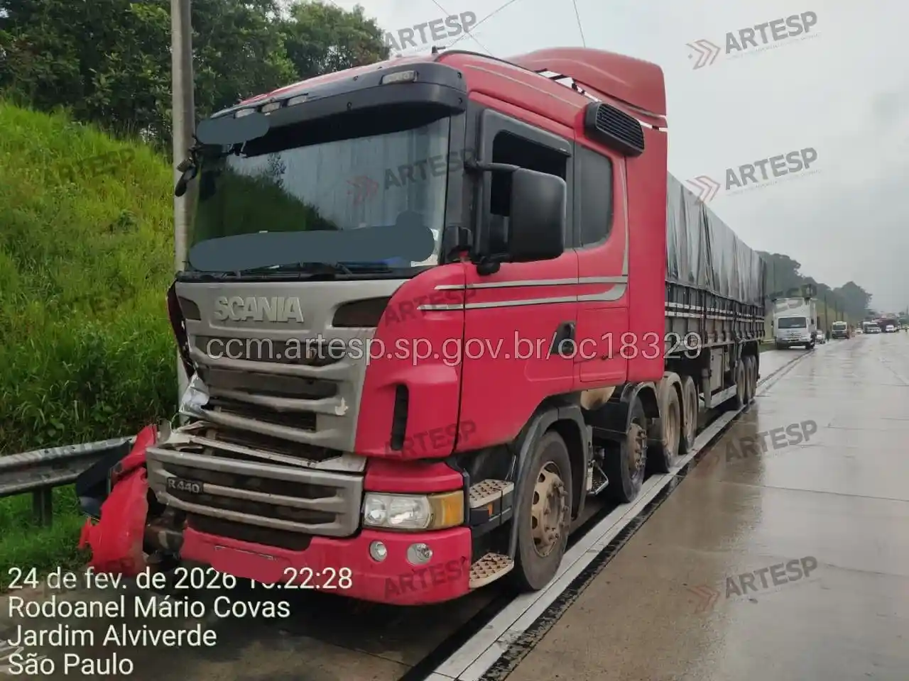 Carreta Scania R440 rodoanel sp