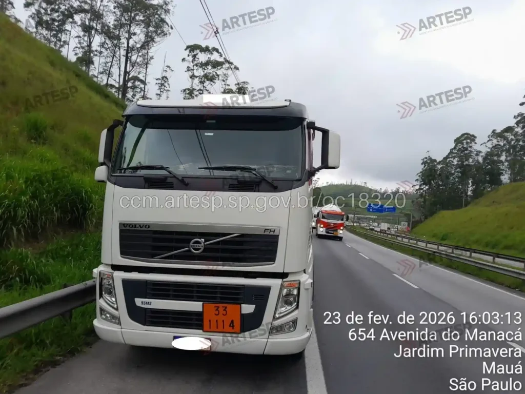 Carreta Volvo FH rodoanel mauá
