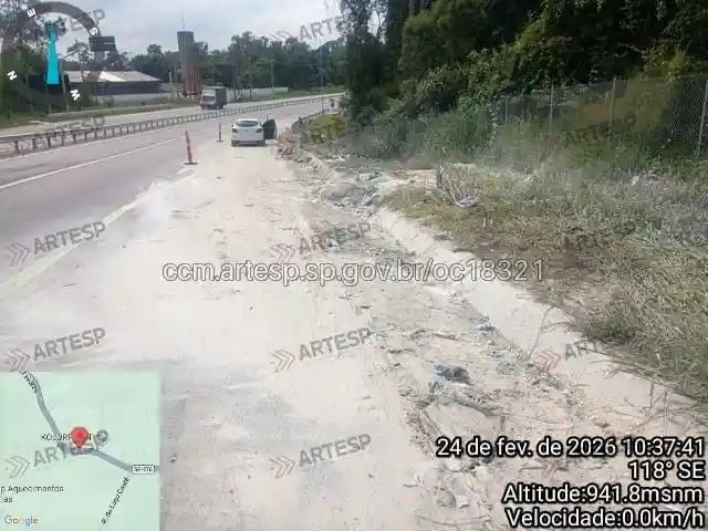 Derramamento de carga Argamassa rodovia raposo tavares