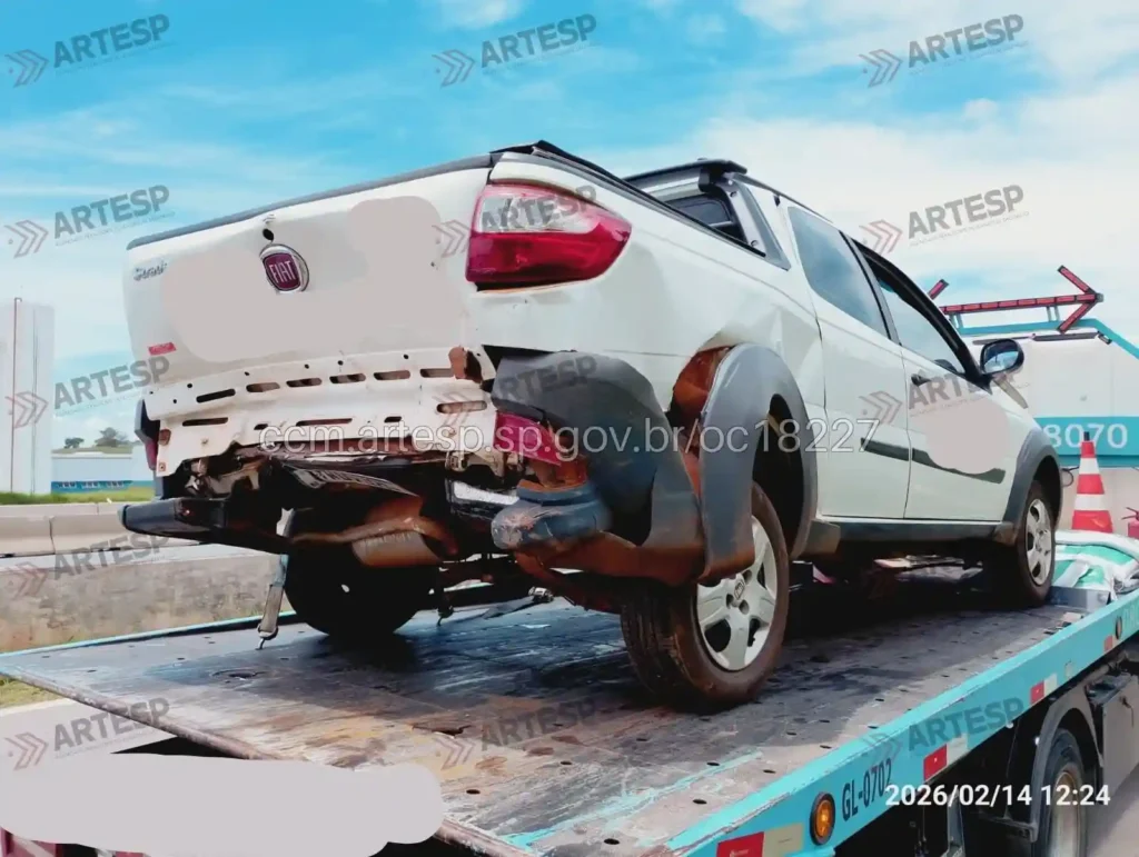 Fiat Strada rodovia dom pedro I