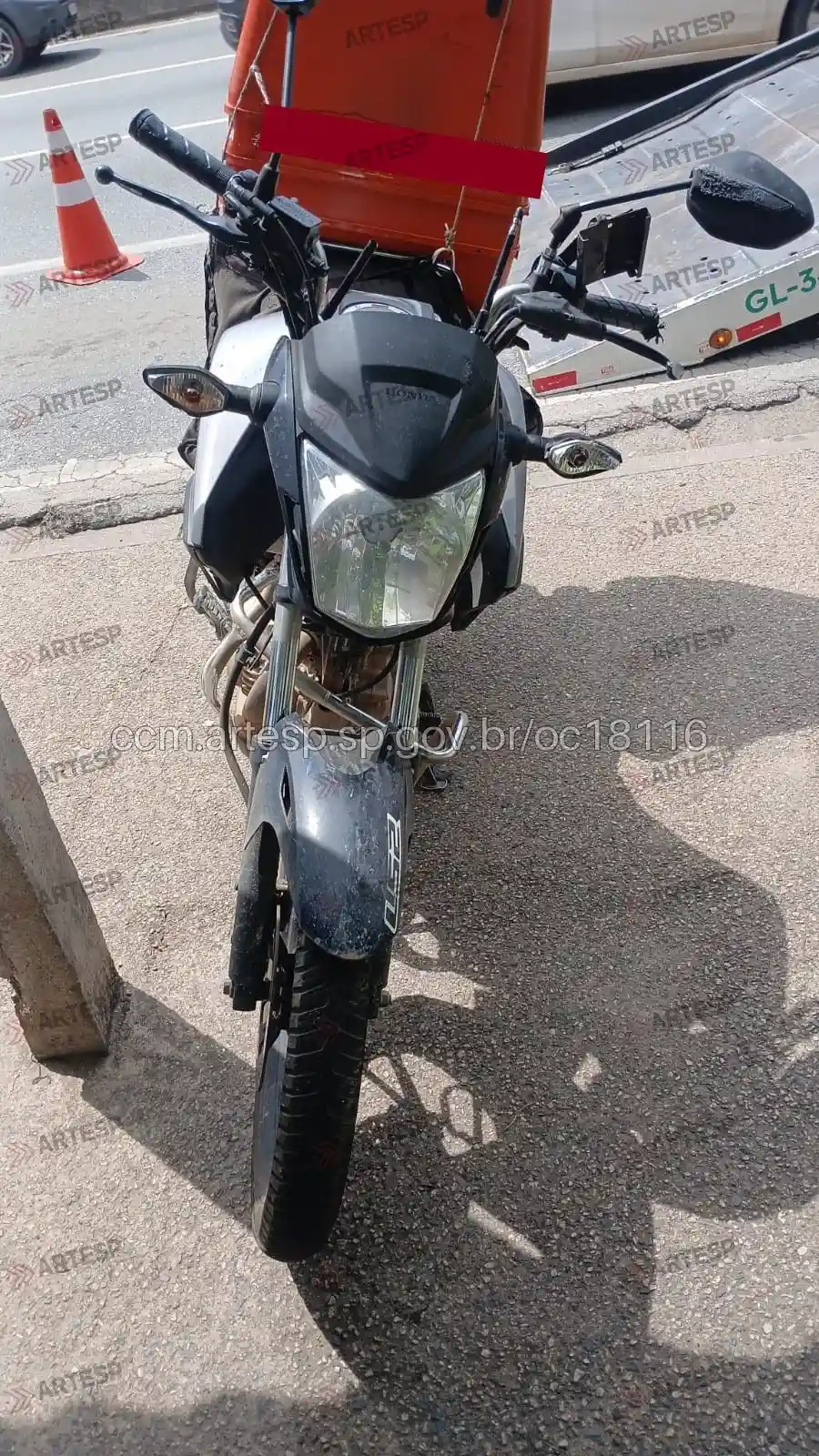 Moto Honda CG 160 rodovia raposo tavares