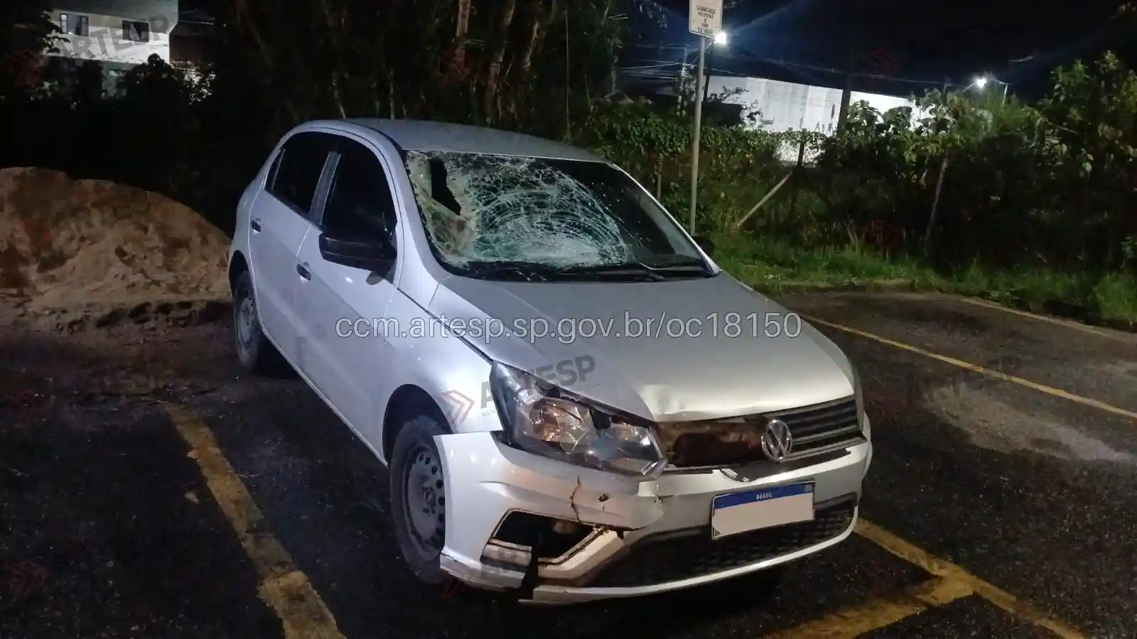 VW Gol rodovia padre manoel da Nóbrega Mongaguá