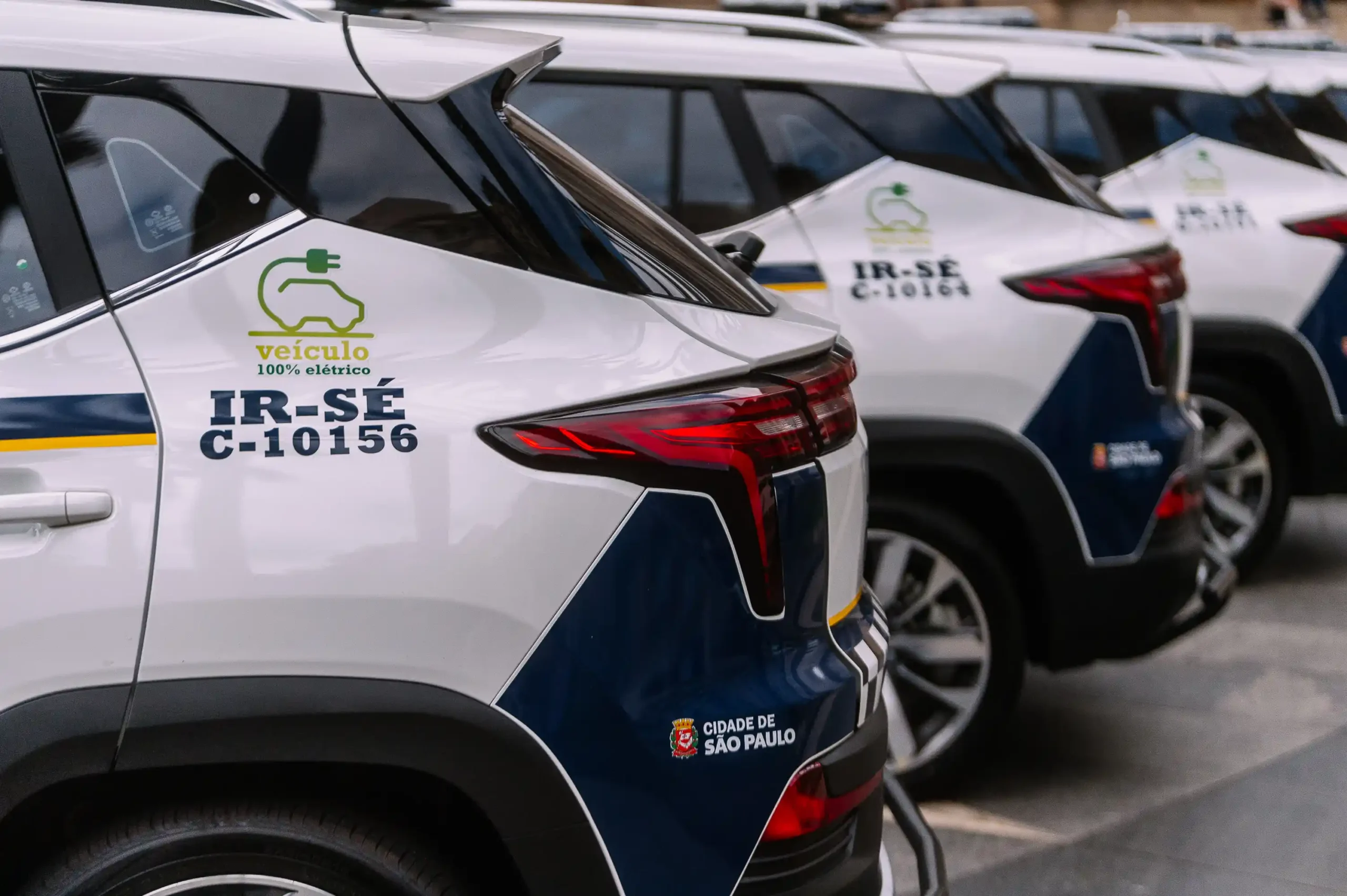 Viaturas elétricas da GCM Guarda Civil Metropolitana de São Paulo amplia frota elétrica e reduz CO₂