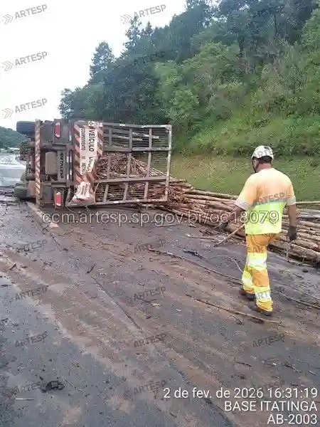 tombamento rodovia castelo branco itatinga