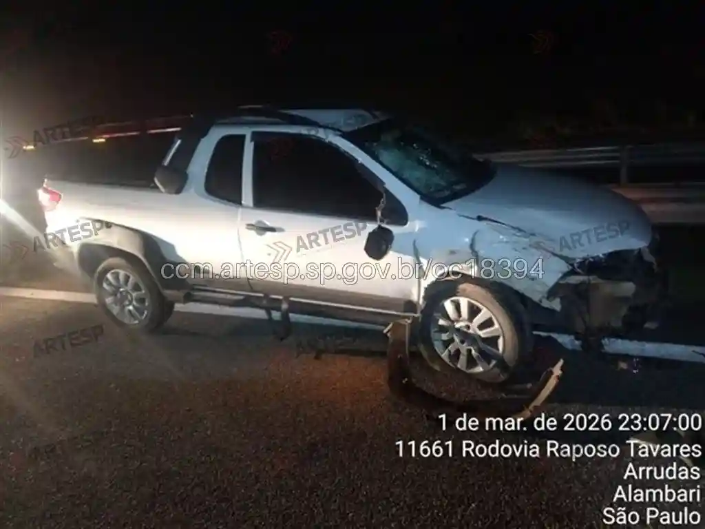 Caminhonete Fiat Strada rodovia raposo tavares