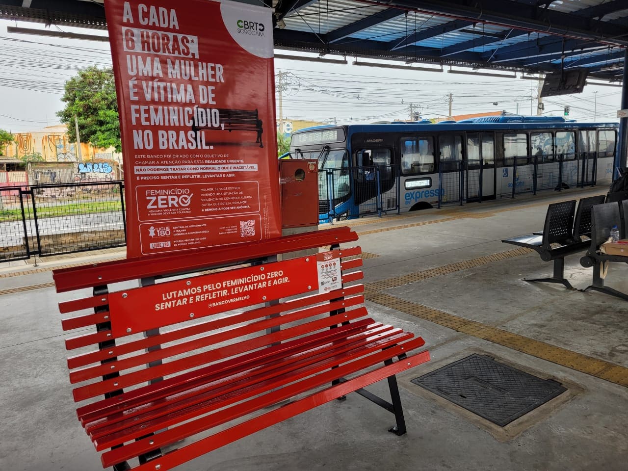 Campanha Feminicídio Zero BRT Sorocaba