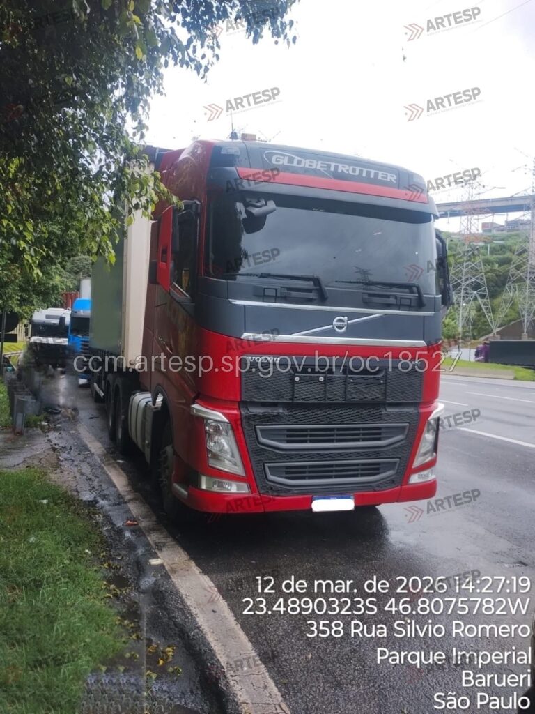 Carreta Volvo FH 540 Vermelho rodoanel