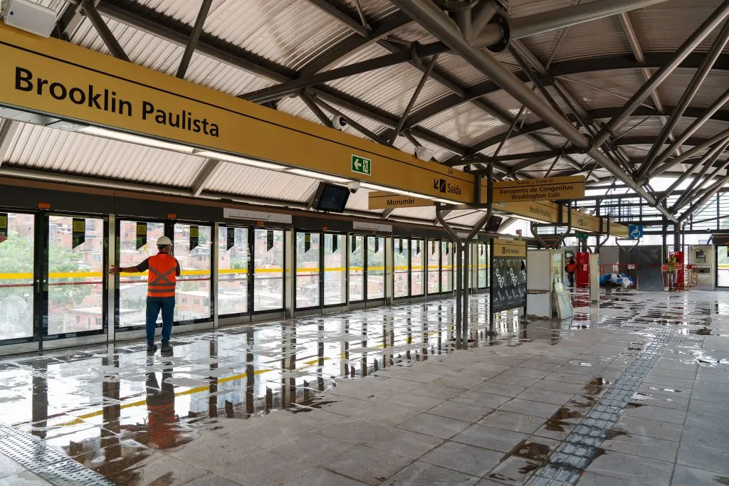 estação Brooklin Paulista linha 17-ouro futura