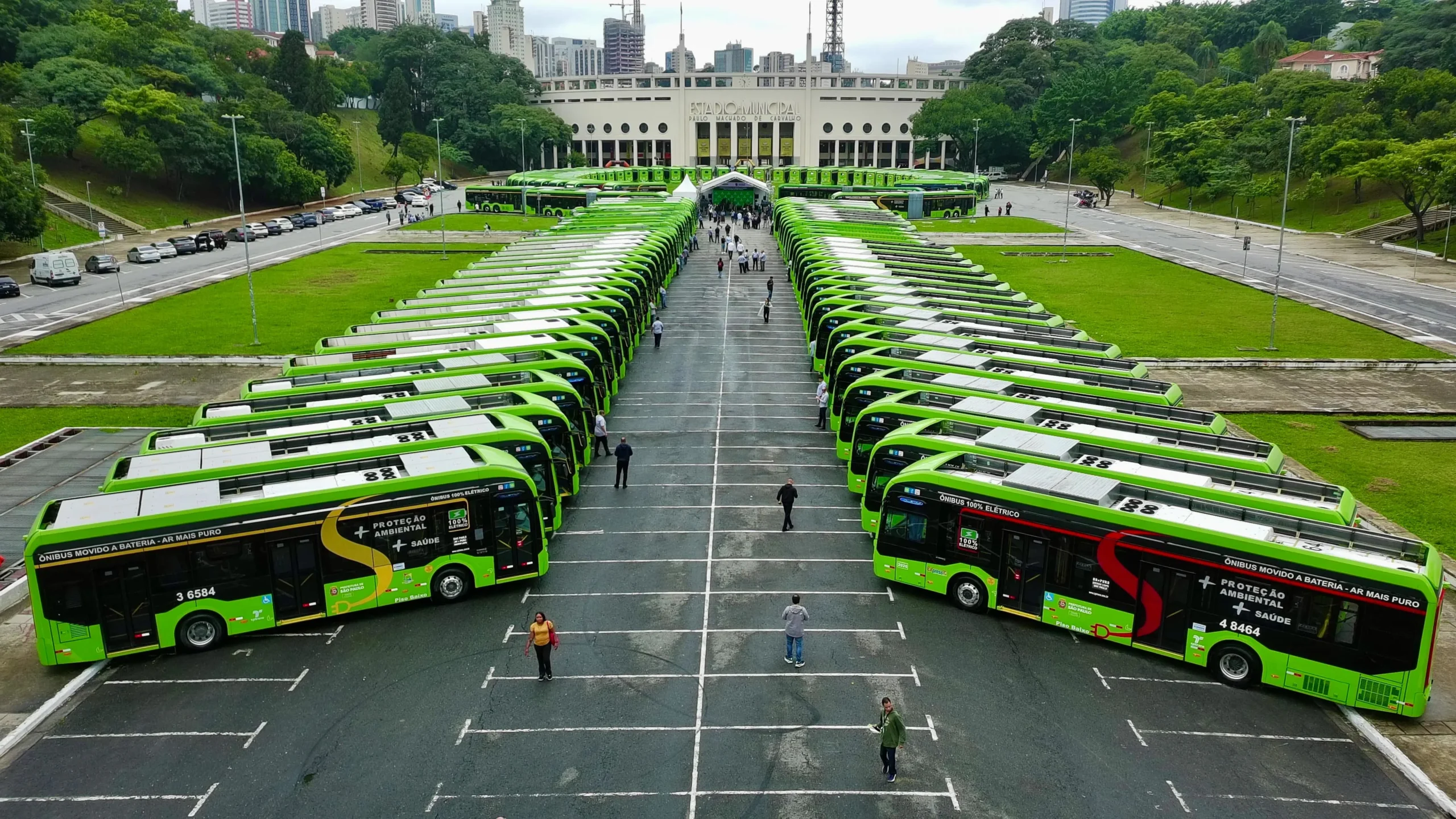 novos ônibus elétricos são paulo