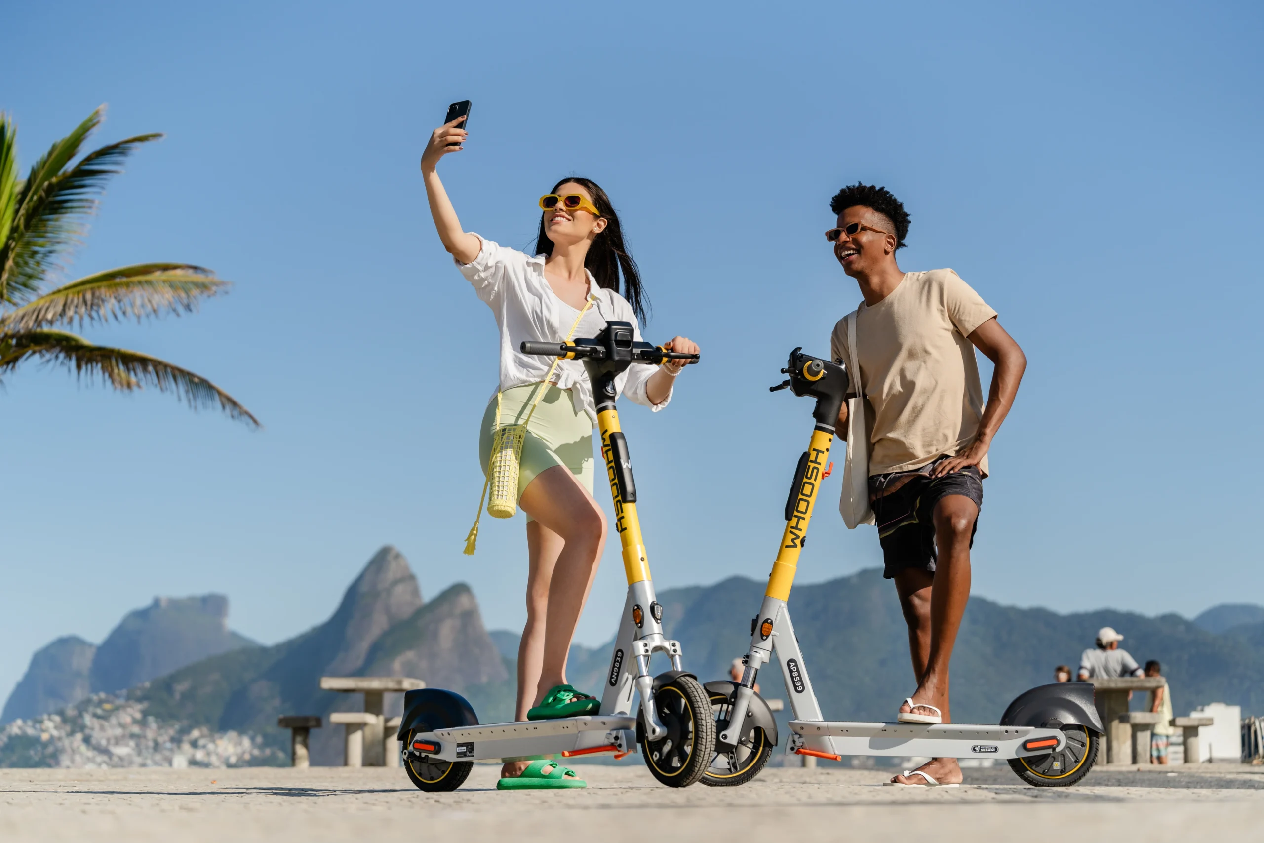 Patinete elétrico Whoosh mobilidade ativa no Brasil