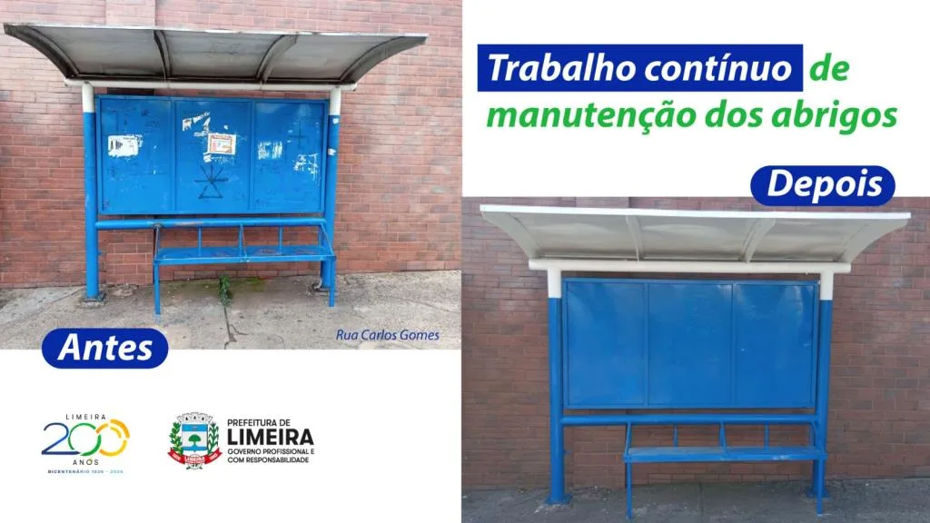 abrigos de ônibus limeira