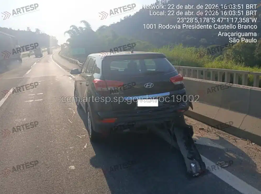 rodovia castelo branco SUV Hyundai Creta