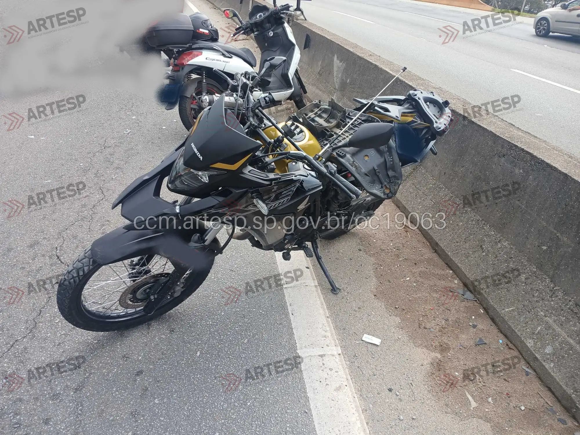 rodovia raposo Tavares Motos Dafra Citycom HD 300 e XRE 300