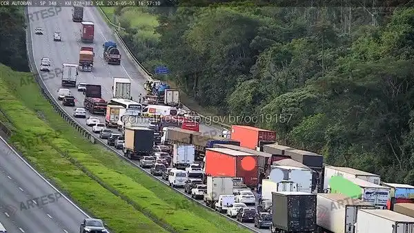 rodovia dos Bandeirantes Caieiras Local do acidente
