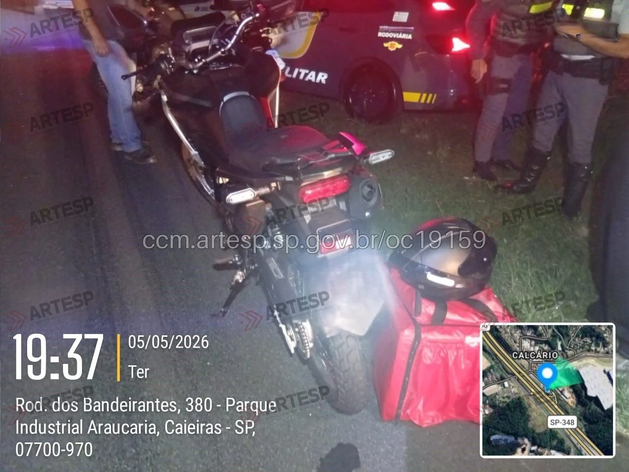 rodovia dos Bandeirantes SP Moto XTZ 250