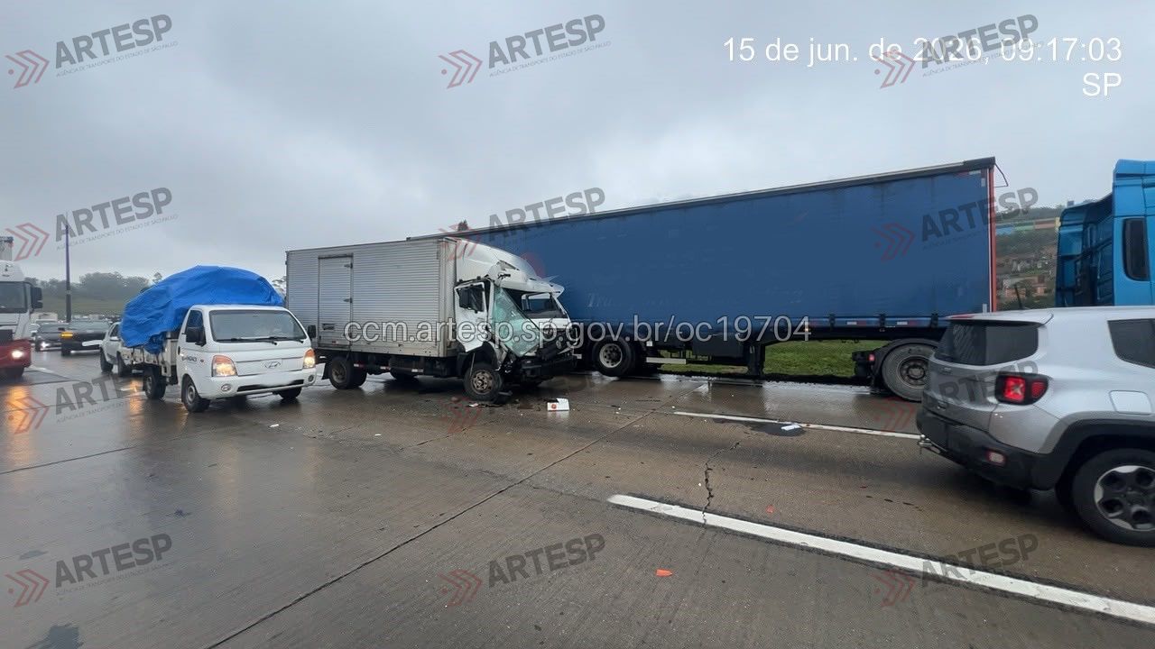 RODOANEL Caminhão VW 9160 e carreta DAF