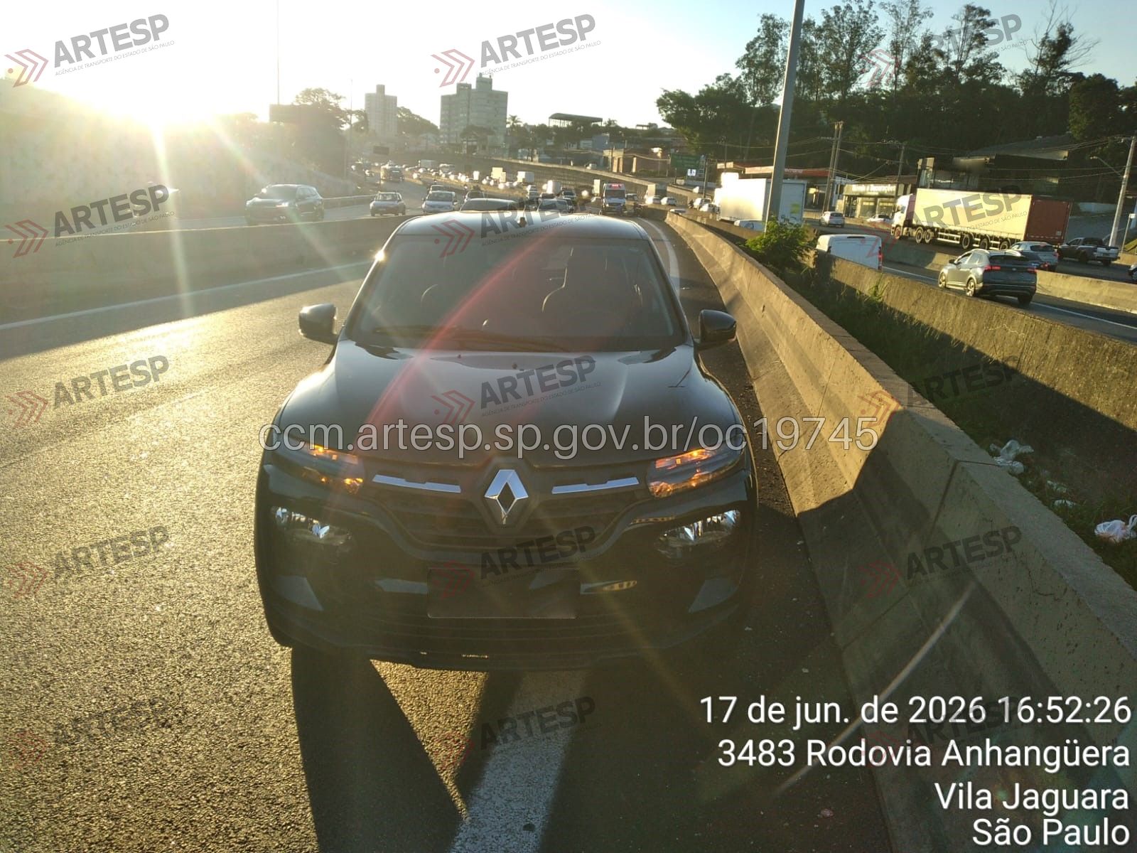 Renault Kwid rodovia anhanguera