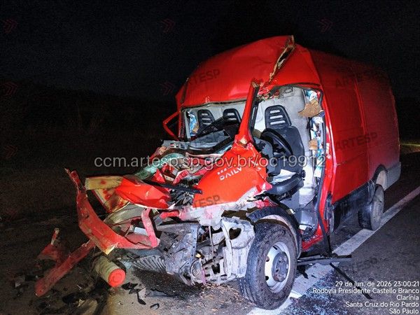 Van Iveco rodovia castelo branco