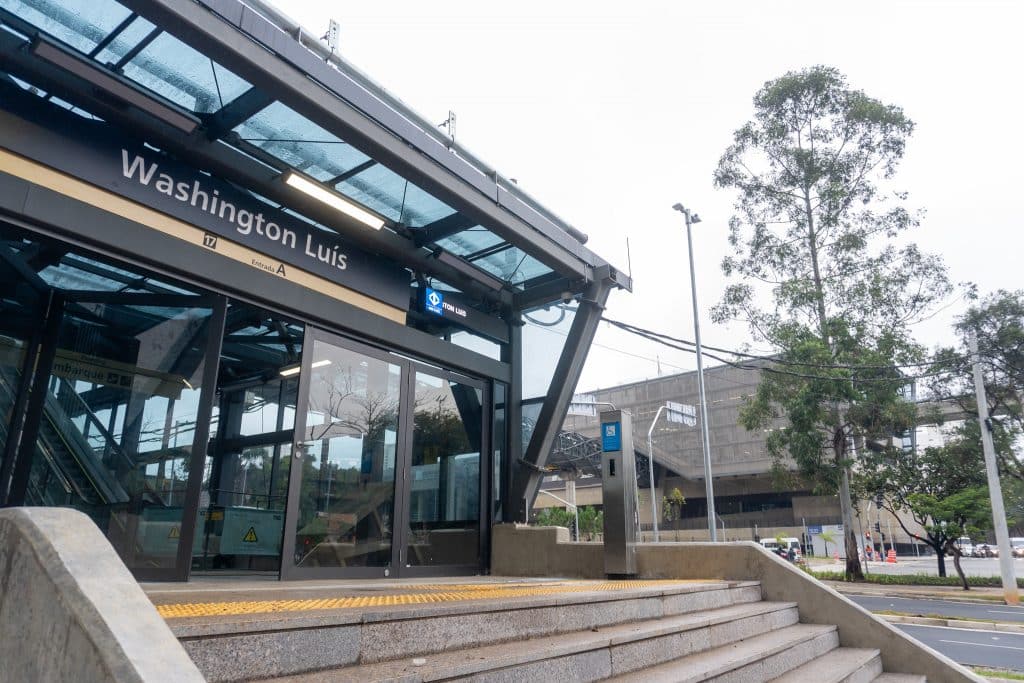 abertura da estação Washington Luís