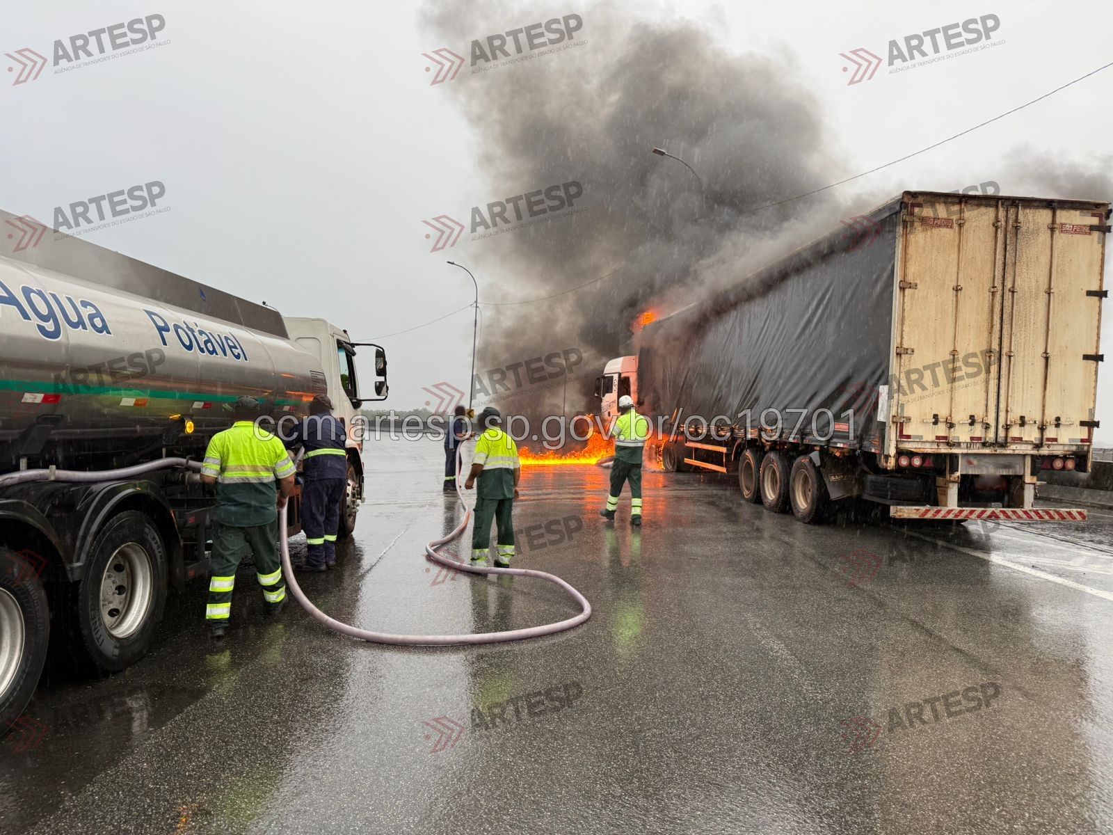 carreta Man rodovia Anchieta