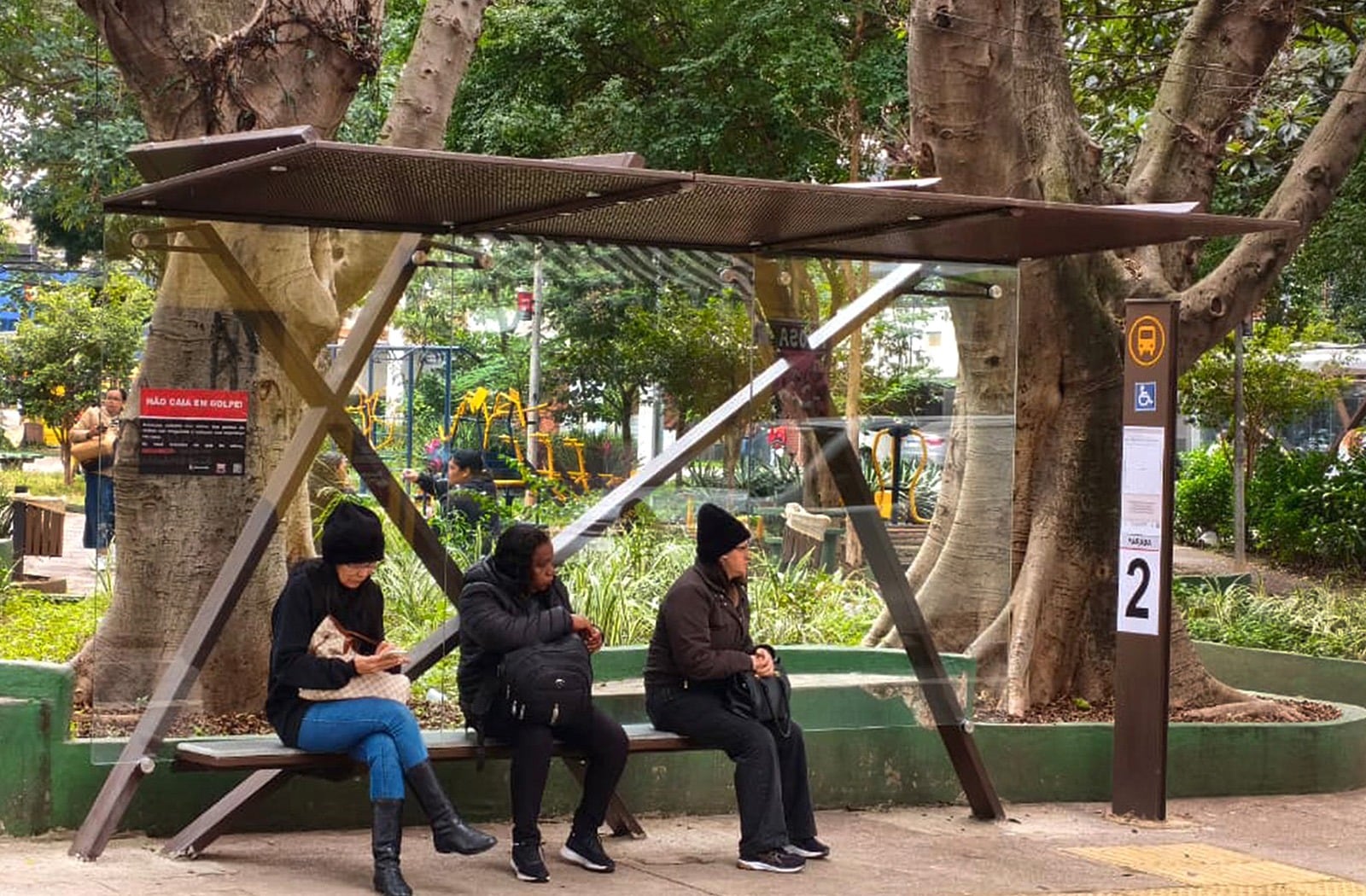 pontos de ônibus em São Paulo