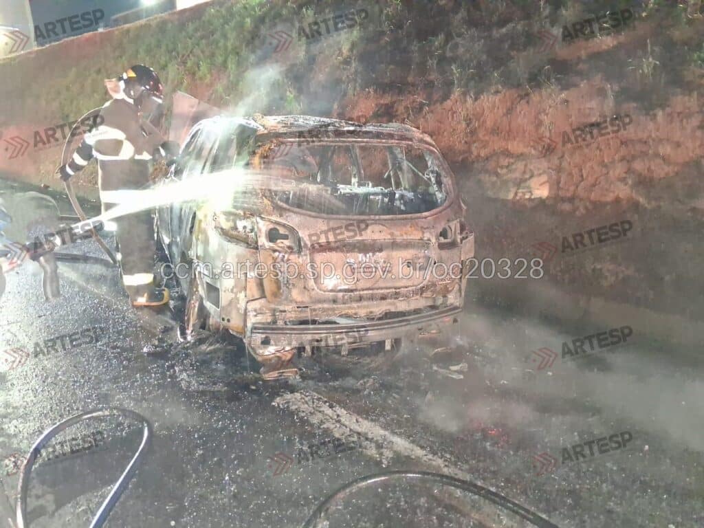 Automóvel Santa Fé sp-300 rodovia