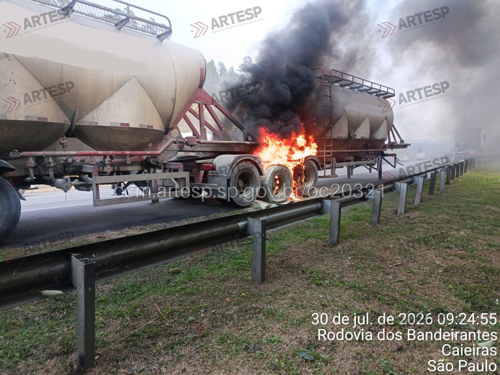 CVC Mercedes-Benz Actros 2651 rodovia dos bandeirantes caieiras