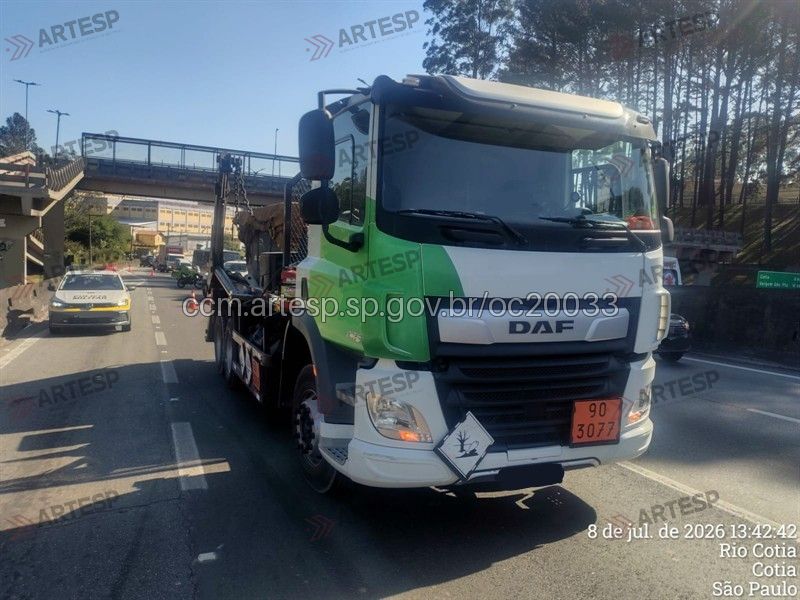 Caminhão DAF CF FAS 290 rodovia raposo tavares