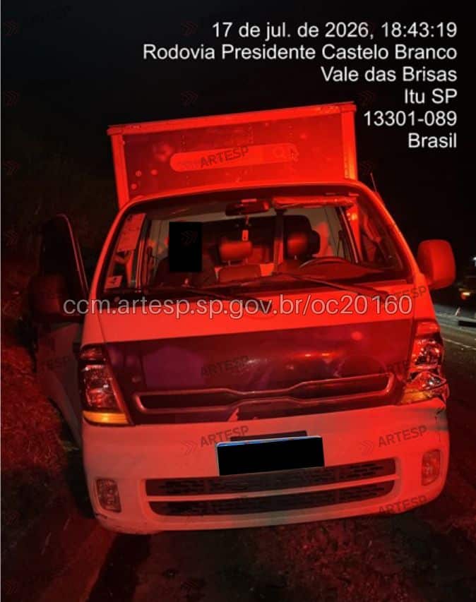 Caminhão Kia rodovia castelo branco